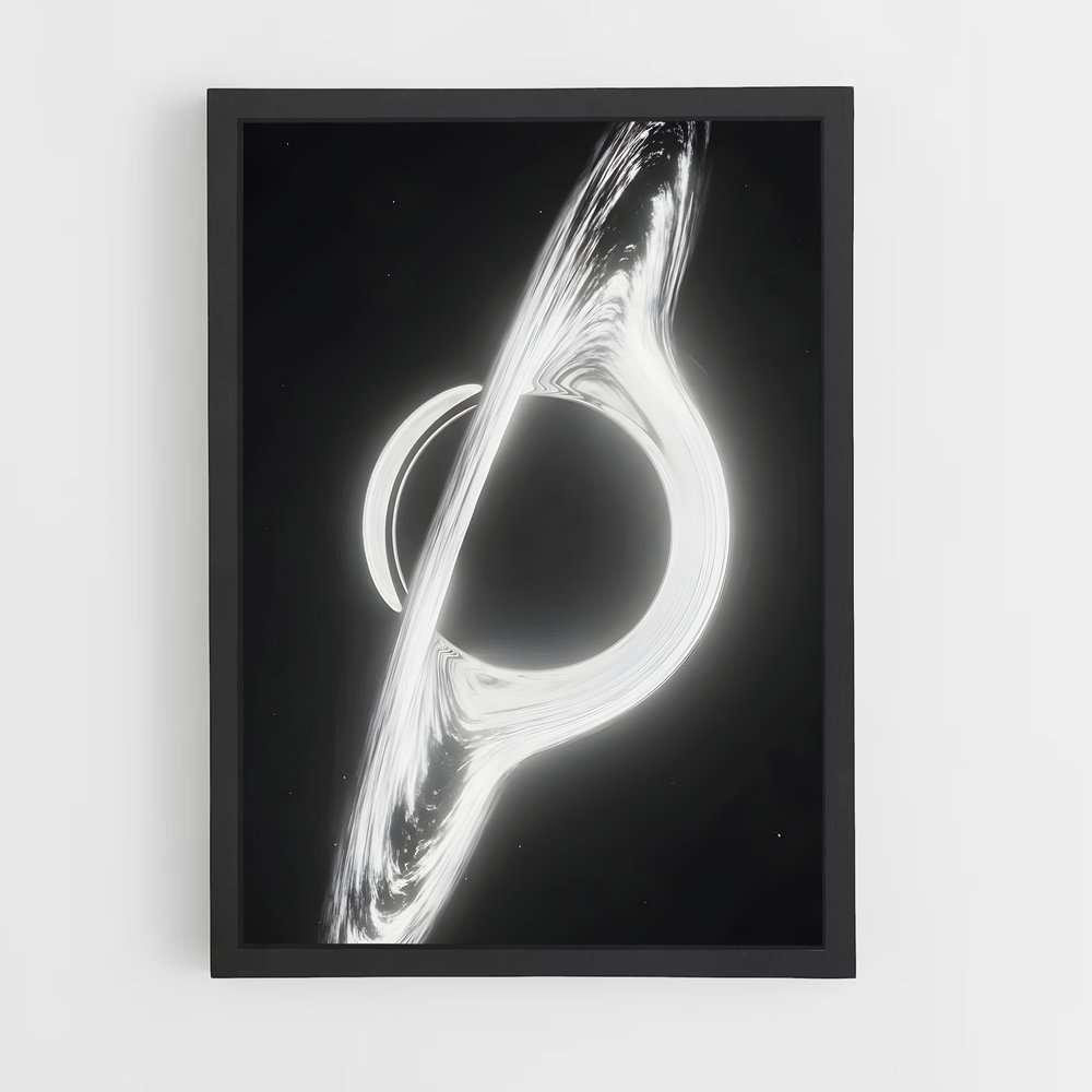 Poster Spirale Sombre – affiche Trou Noir (vue 2)